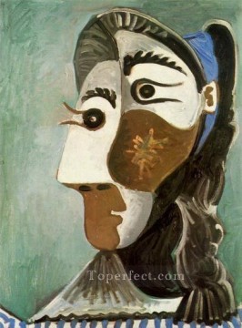 Pablo Picasso Painting - Head Woman 7 1962 cubist Pablo Picasso